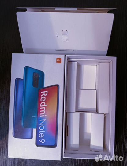 Коробка от Xiomi redmi Note 9