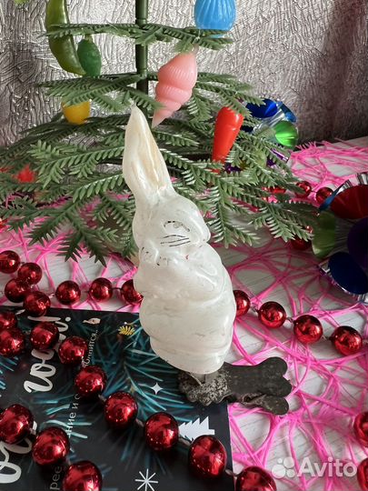 Елочная игрушка «Заяц»