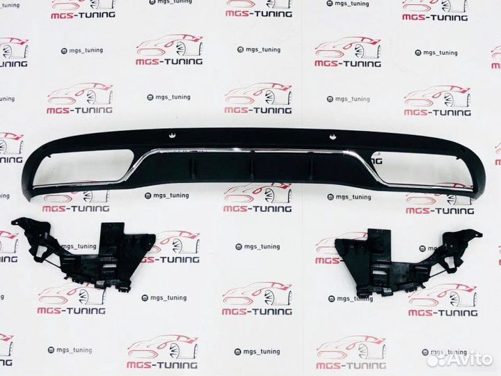 Диффузор не для AMG пакета Mercedes C-Class W205