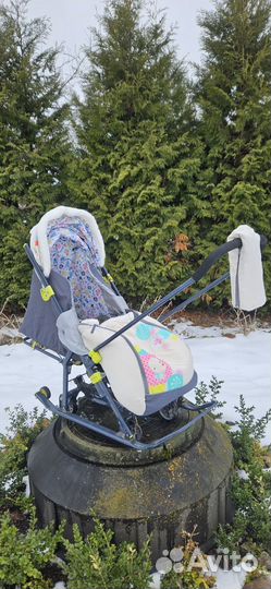 Детские санки коляска Ника