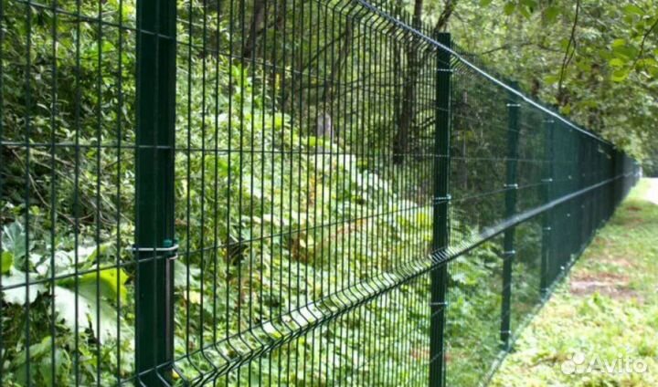 Забор из 3D сетки под ключ качественно
