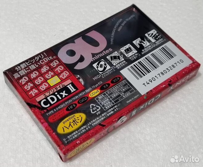 Sony cdixii 90 Аудиокассета Японский рынок