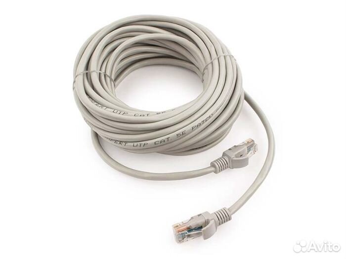 Патч-корд UTP Cablexpert PP10-10M кат.5e 10м медн