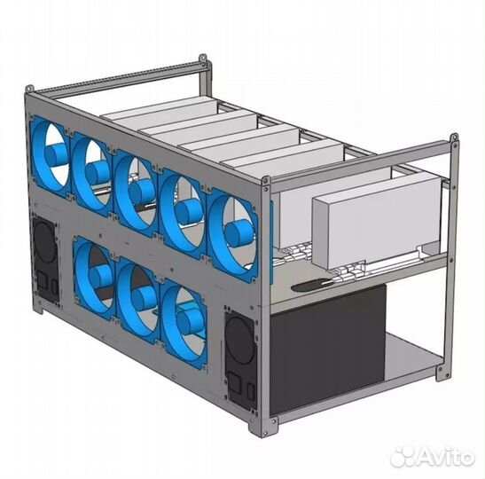 Каркас/ корпус/ для майнинга/майнинг фермы/6 карт