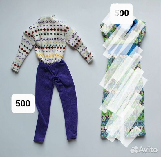 Винтажная одежда 1960-х годов для Барби и Кена