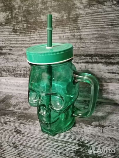 Чашка, стакан, смузи-боул (череп)