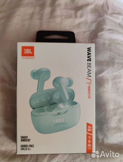 Беспроводные наушники jbl wave beam