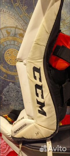 Щитки хоккейного вратаря