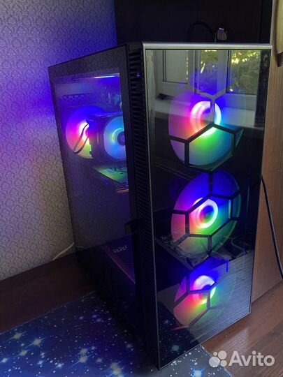 Игровой пк intel i3 12100/rx 6600