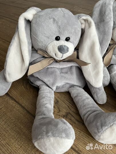 Мягкая игрушка-рюкзак для двойни