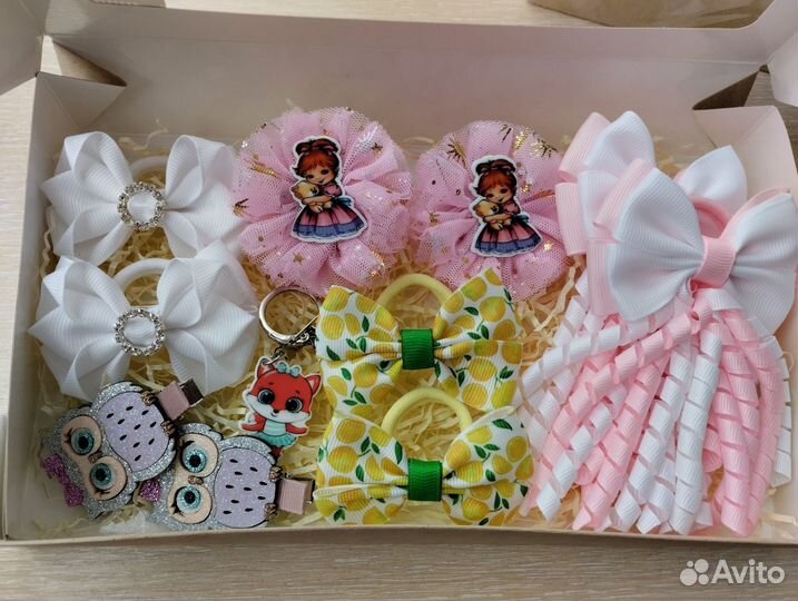Бантики для волос, наборы
