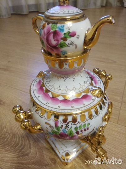 Самовар Гжель СССР