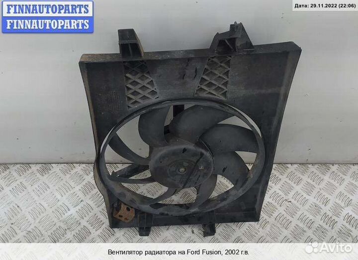 Вентилятор радиатора Ford Fusion (JU), 2002 1.4 Бе