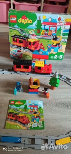 Lego дупло поезд на паровой тяге