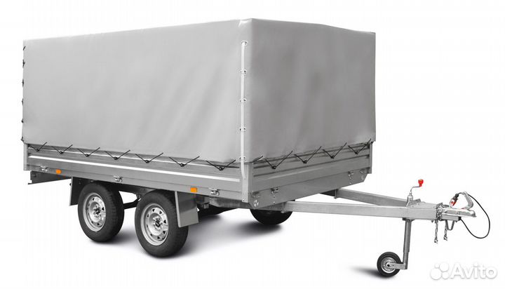 Высокий тент для прицепа мзса