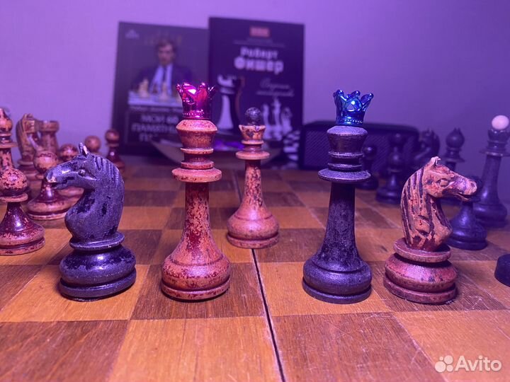 Шахматы довоенные старинные винтаж сталинские