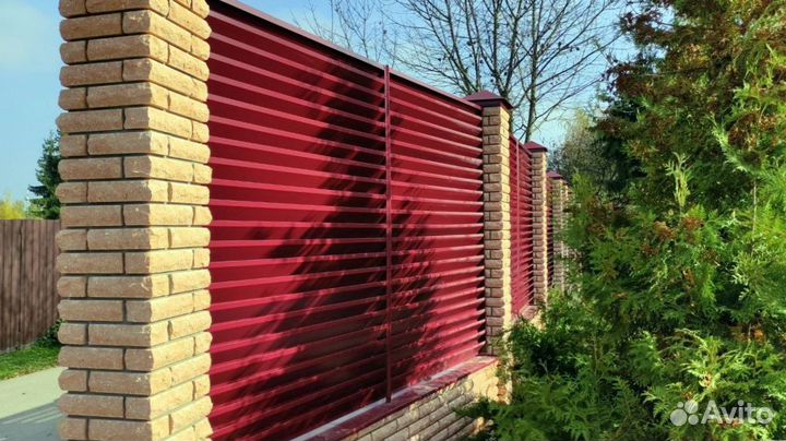 Забор жалюзи