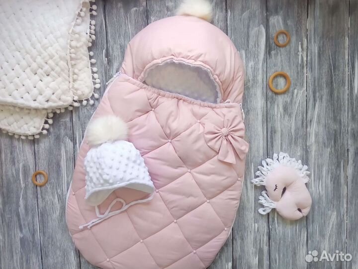 Конверт на выписку зимний дутик