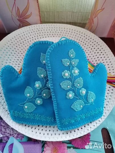 Набор для кухни (грелка, прихватки-варежки)