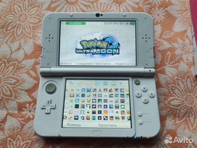 New Nintendo 3ds xl pink white прошита