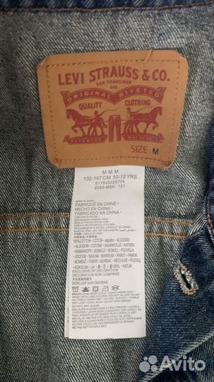 Джинсовка levis M детская