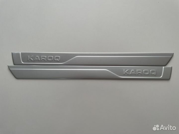 Накладки на пороги Skoda