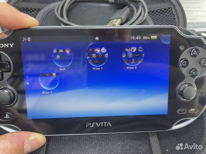 Sony Ps Vita 64Gb Enso Henkaku + игры