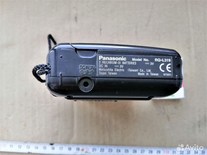 Мини-кассетный аудиомагнитофон panasonic RQ-L319