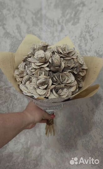 Принимаю заказы на букет бумажных роз