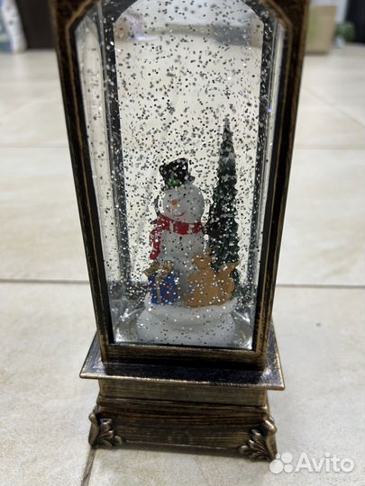 Новогодний музыкальный фонарь 