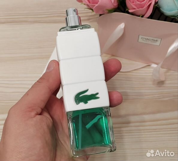 Парфюм Lacoste challenge зеленый