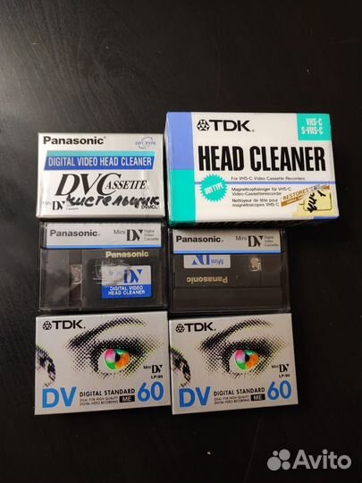 Кассеты для видеокамер VHS / MiniDV