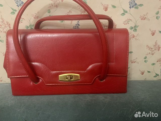 Сумка винтажная кожанная