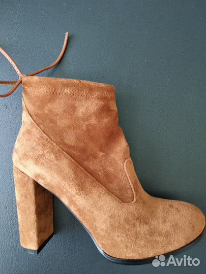 Ботильоны под замшу