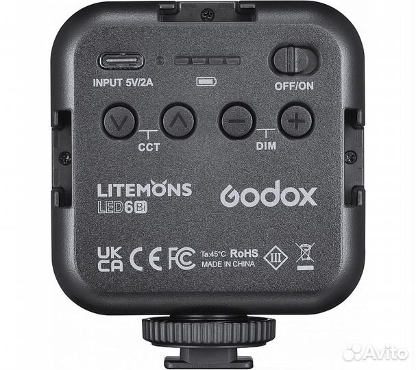Осветитель светодиодный Godox litemons LED6Bi нака