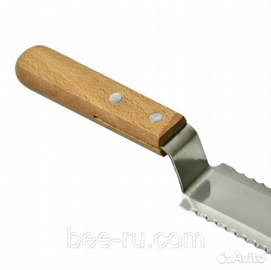 Нож пасечный Honey-L285-Wave волна (нержавейка, 28