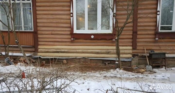 Замена бревна