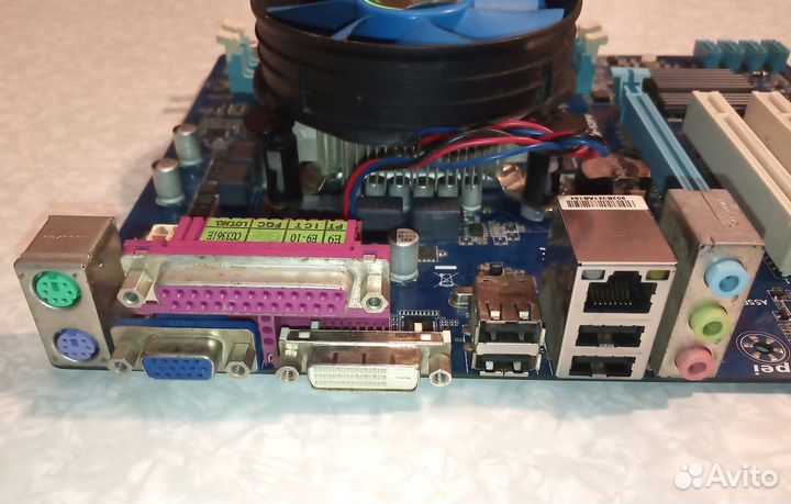 Материнская плата Socket 1155 + Intel Core I3 2120