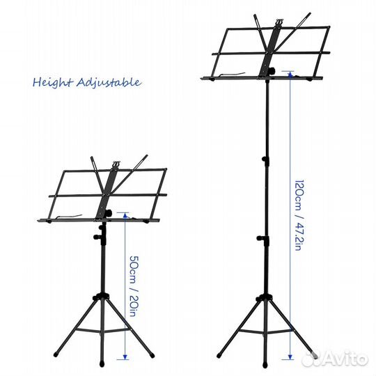 Пюпитр держатель для нот стойка для нот новый