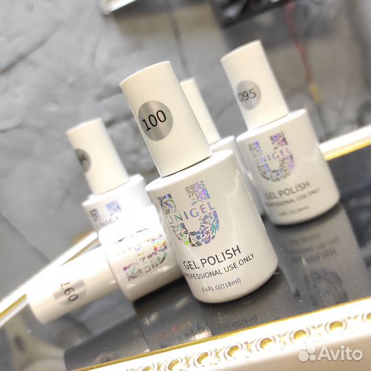 Гель-лак цветной 18 мл 6 флаконов