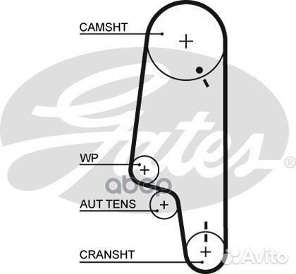 Ремень грм 5428XS Gates
