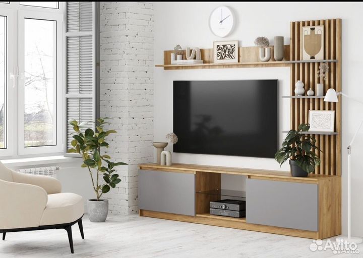 Стенка под телевизор современная штапик