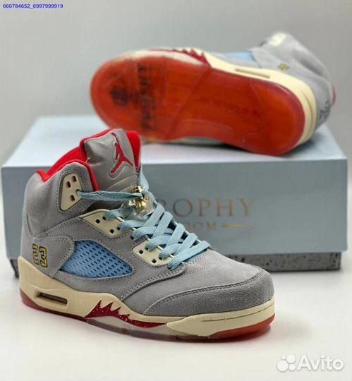 Кроссовки Trophy Room x Air Jordan 5 (Арт.30869)