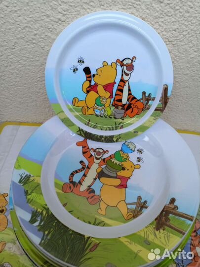 Набор детской посуды Винни Пух Тарелки