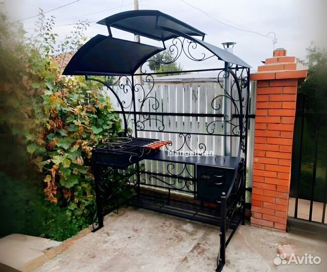 Мангал с крышей\Быстрая доставка