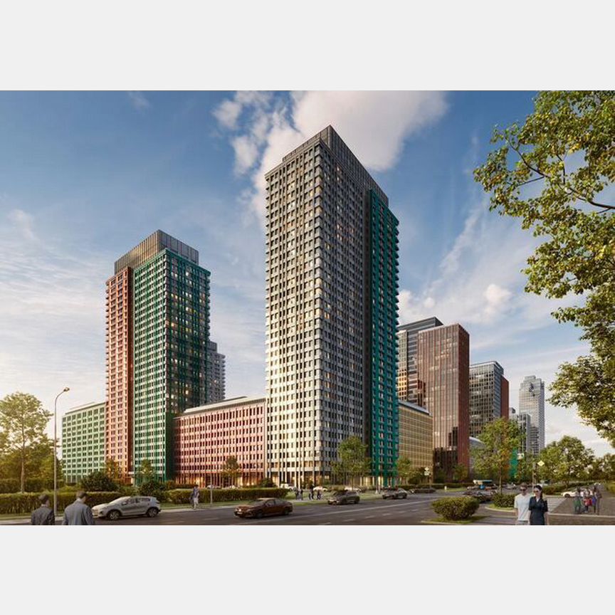 1-к. квартира, 40 м², 2/12 эт.