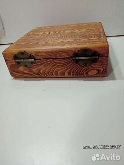 Коробка подарочная деревянная