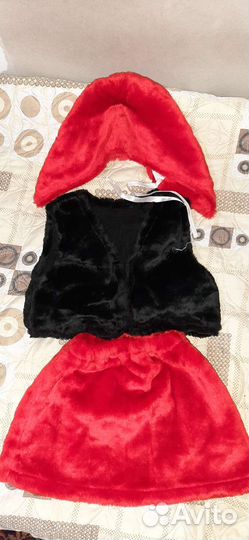 Новогодний костюм красная шапочка