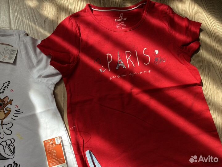 Вещи на девочку 110/116 новые пакетом