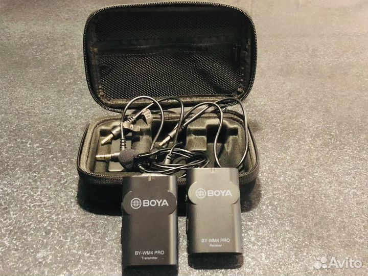 Микрофон петличный boya BY-wm4pro, черный